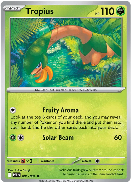 Tropius (001/084) - Pitch Black