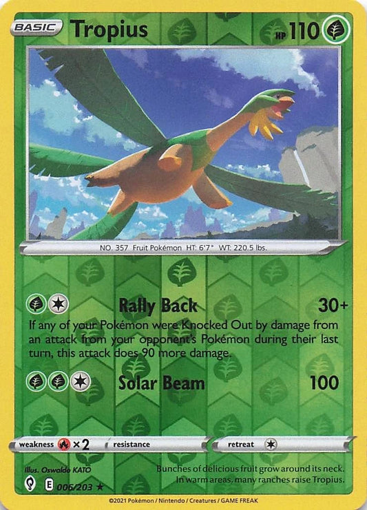 Tropius Reverse Holo (006/203) - Evolving Skies
