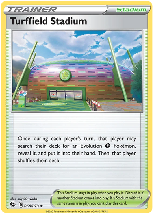 Turffield Stadium [Reverse Holo] (068/073) - Champion's Path