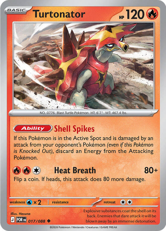 Turtonator [Reverse Holo] (017/088) - Perfect Order