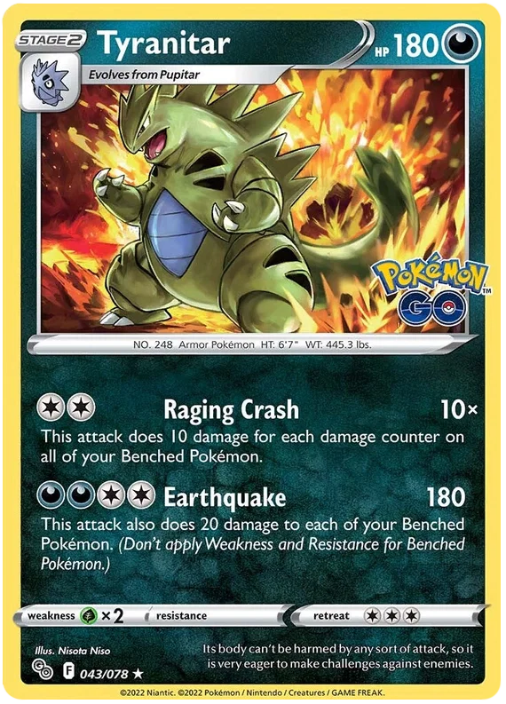 Tyranitar Holo (043/078) - Pokémon Go