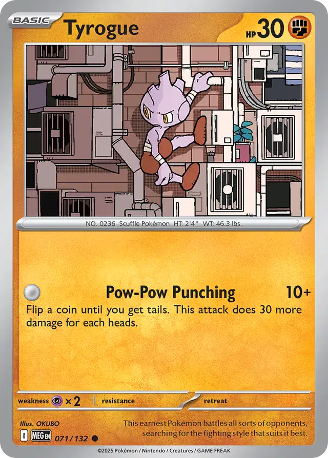 Tyrogue (071/132) - Mega Evolution