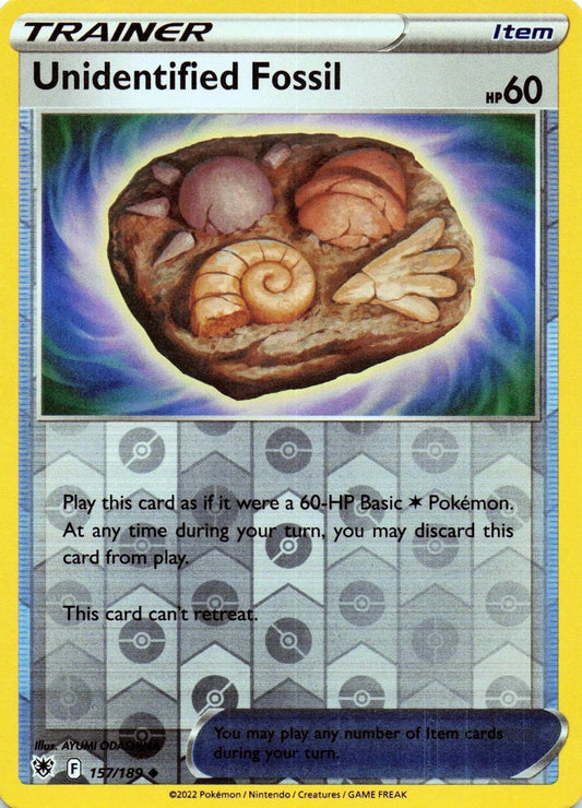Unidentified Fossil Reverse Holo (157/189) - Astral Radiance
