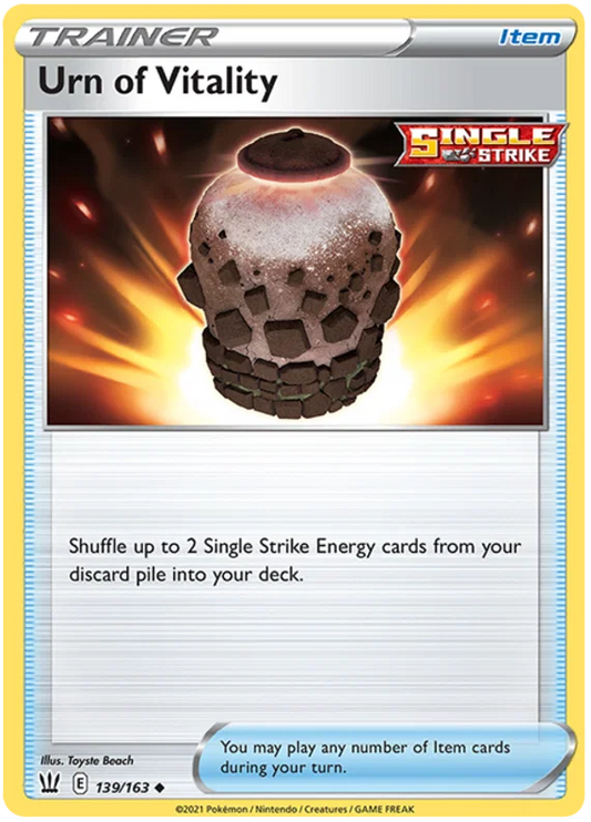 Urn of Vitality [Reverse Holo] (139/163) - Battle Styles