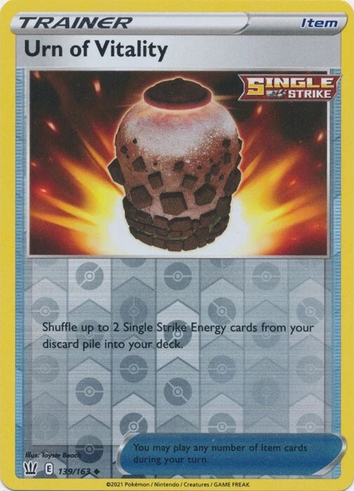 Urn of Vitality Reverse Holo (139/163) - Battle Styles