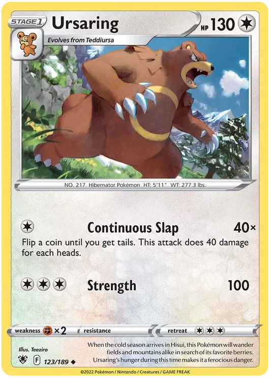Ursaring (123/189) - Astral Radiance