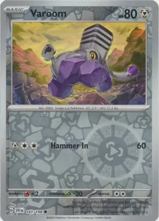 Varoom Reverse Holo (141/198) - Scarlet & Violet