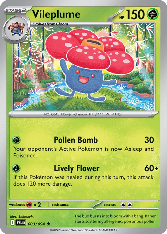 Vileplume Holo (003/094) - Phantasmal Flames