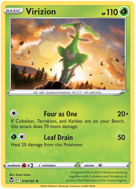 Virizion (014/195) - Silver Tempest