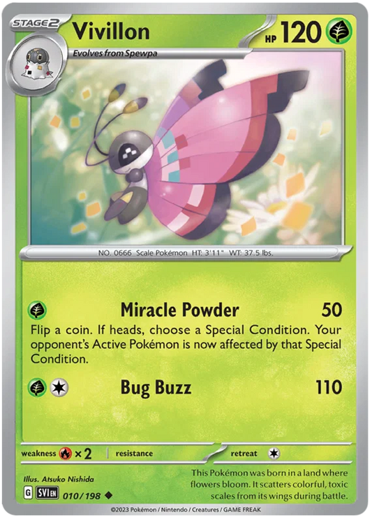 Vivillon (010/198) - Scarlet & Violet