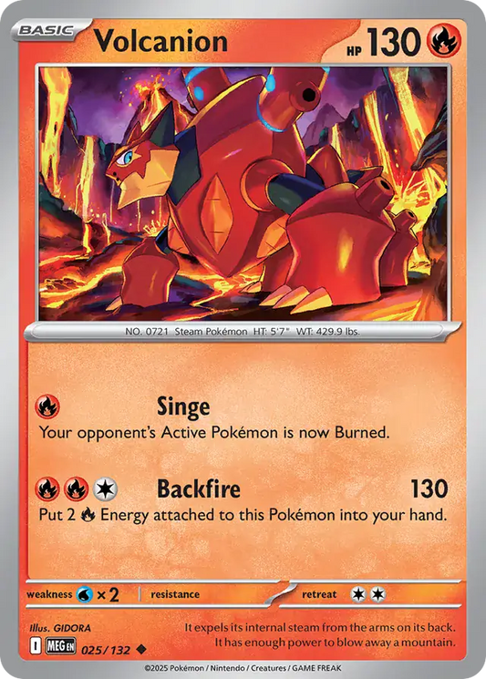 Volcanion (025/132) - Mega Evolution
