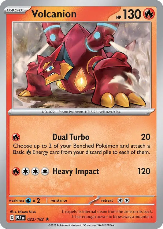 Volcanion Holo (022/182) - Paradox Rift