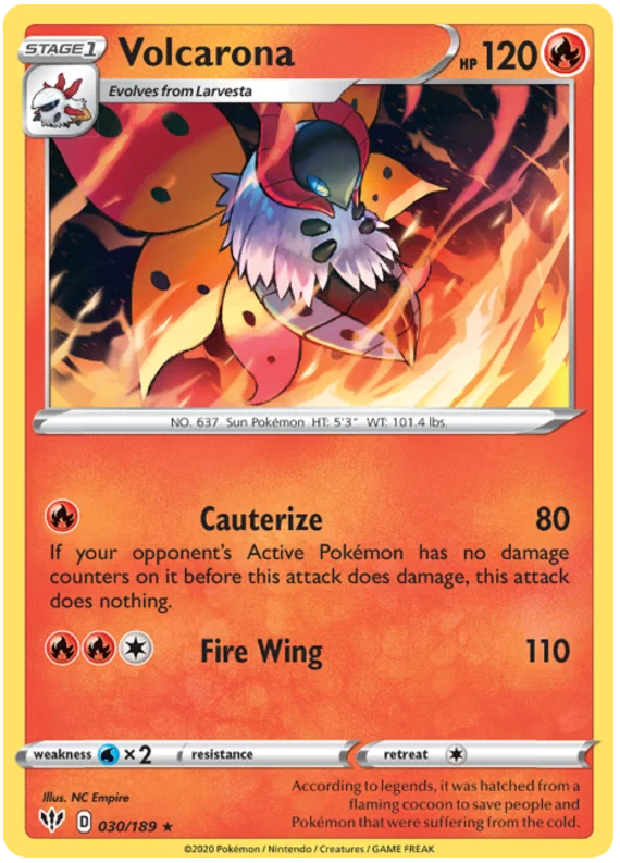 Volcarona (030/189) - Darkness Ablaze