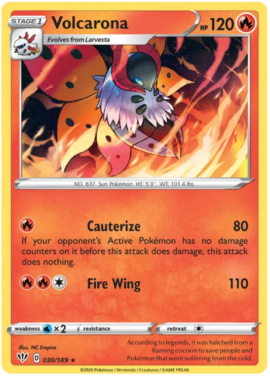 Volcarona (030/189) - Darkness Ablaze