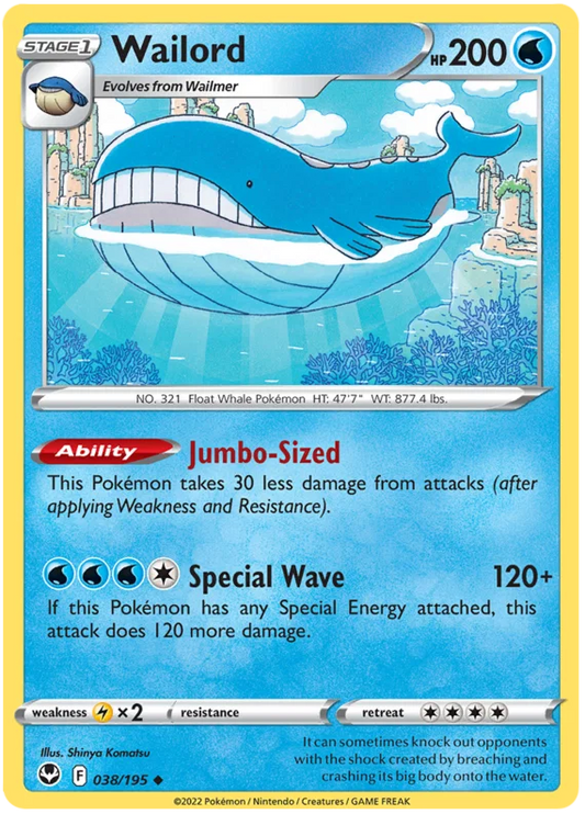 Wailord (038/195) - Silver Tempest