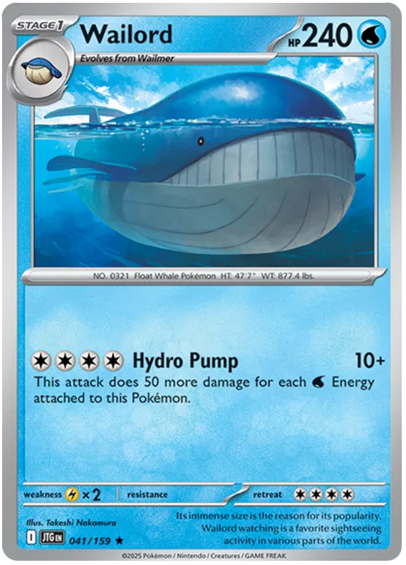 Wailord Holo (041/159) - Journey Together