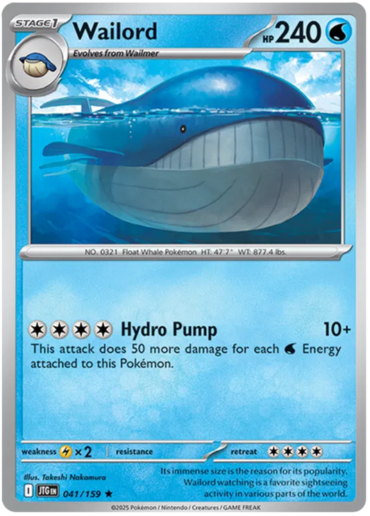 Wailord Holo (041/159) - Journey Together