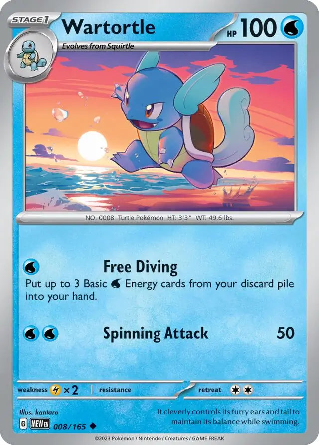 Wartortle (008/165) - 151