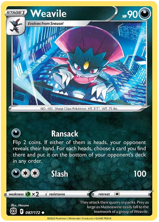 Weavile (087/172) - Brilliant Stars