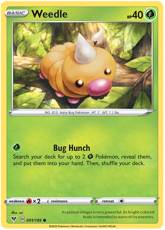 Weedle (001/185) - Vivid Voltage
