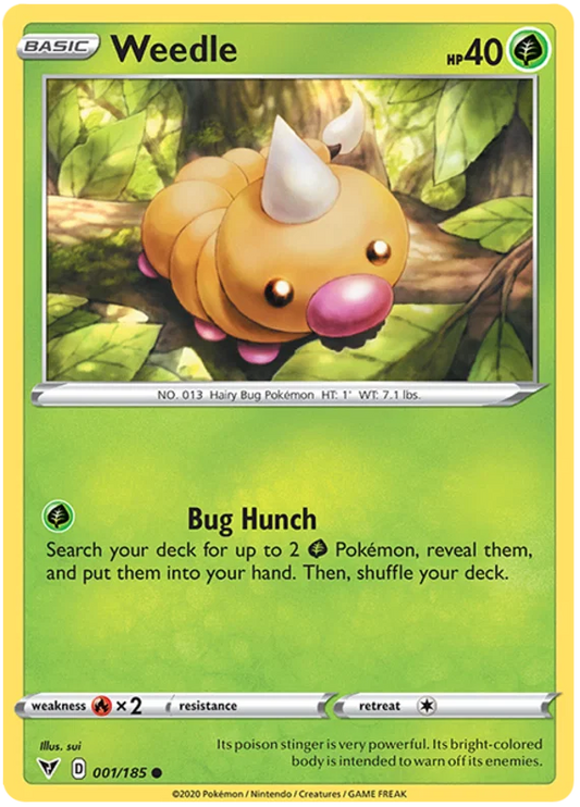 Weedle (001/185) - Vivid Voltage