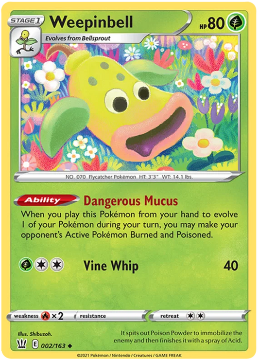 Weepinbell (002/163) - Battle Styles