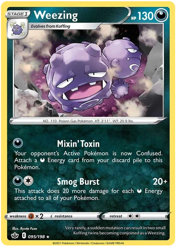Weezing (095/198) - Chilling Reign