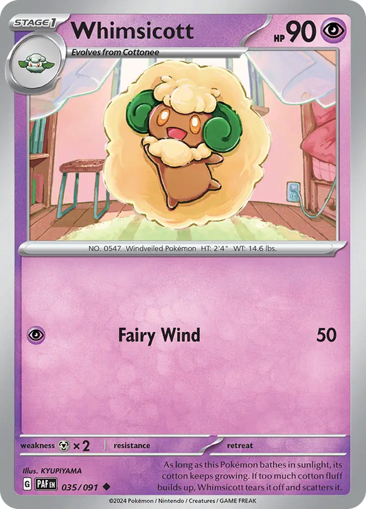 Whimsicott (035/091) - Paldean Fates