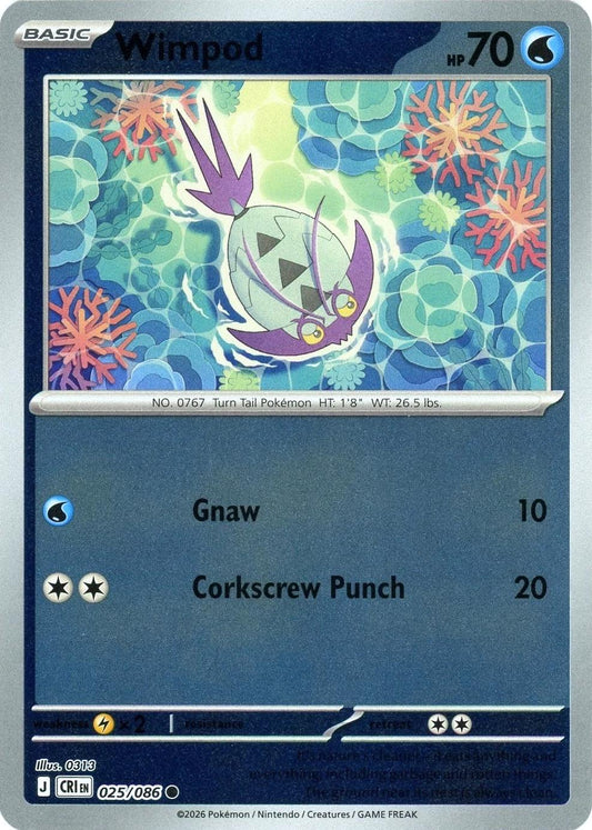 Wimpod Reverse Holo (025/086) - Chaos Rising