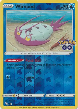 Wimpod Reverse Holo (025/078) - Pokémon Go