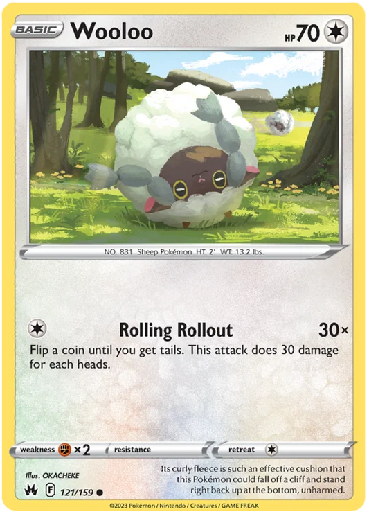 Wooloo (121/159) - Crown Zenith