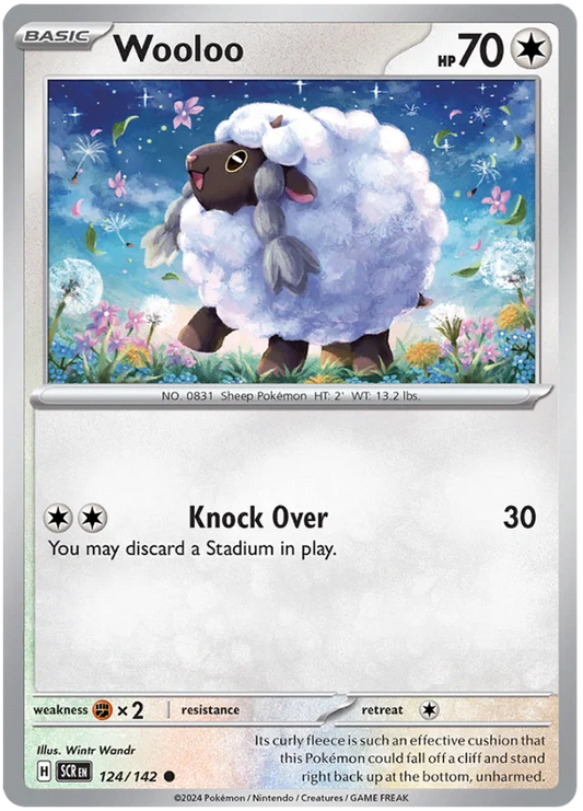 Wooloo [Reverse Holo] (124/142) - Stellar Crown