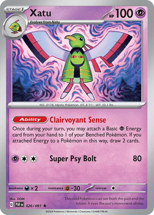 Xatu Holo (026/091) - Paldean Fates