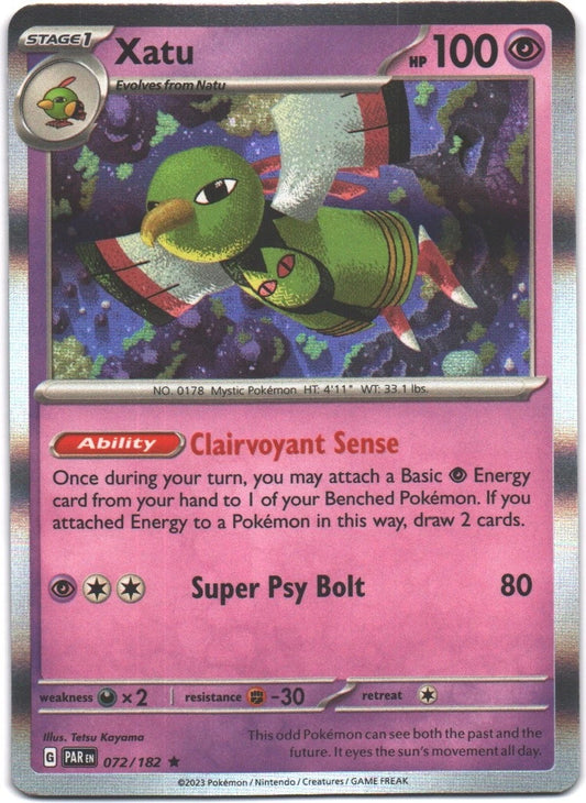 Xatu Holo (072/182) - Paradox Rift