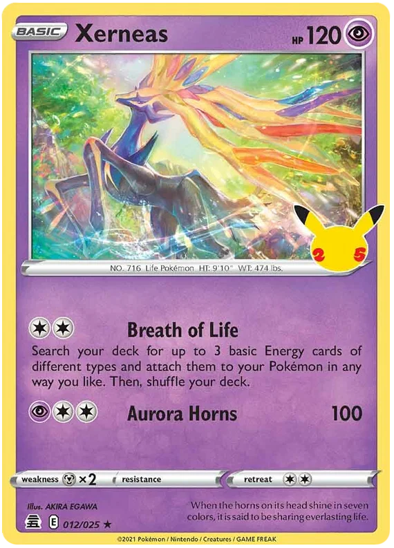 Xerneas (012/025) - Celebrations