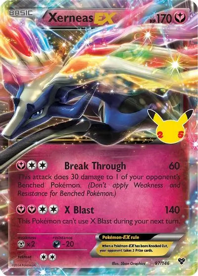 Xerneas EX (97/146) - Celebrations Classic Collection