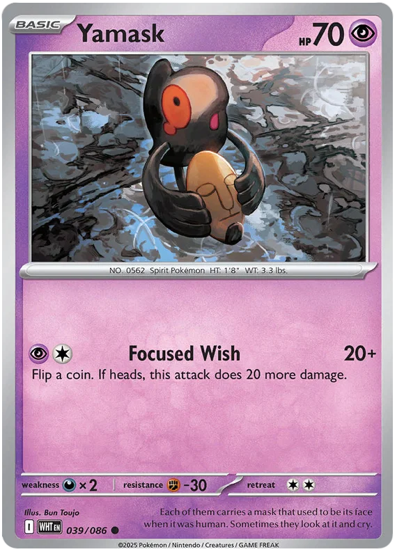 Yamask (039/086) - White Flare