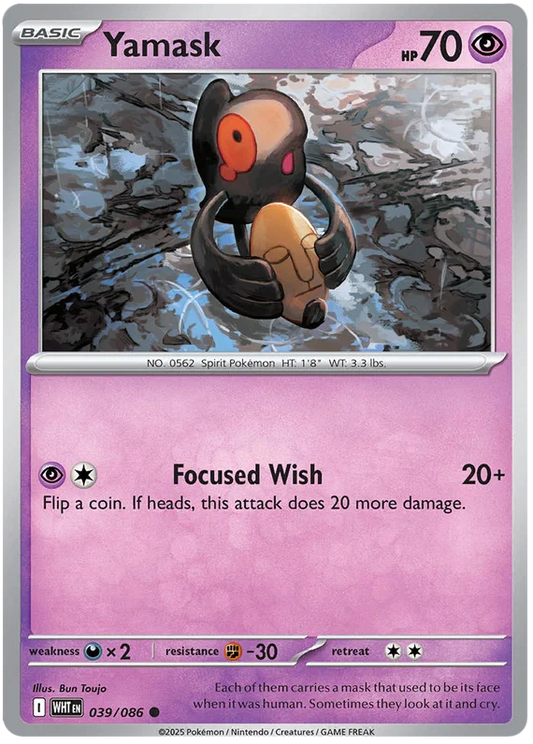 Yamask (039/086) - White Flare