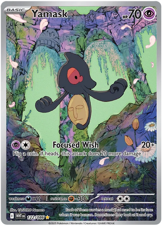 Yamask (122/086) Illustration Rare - White Flare