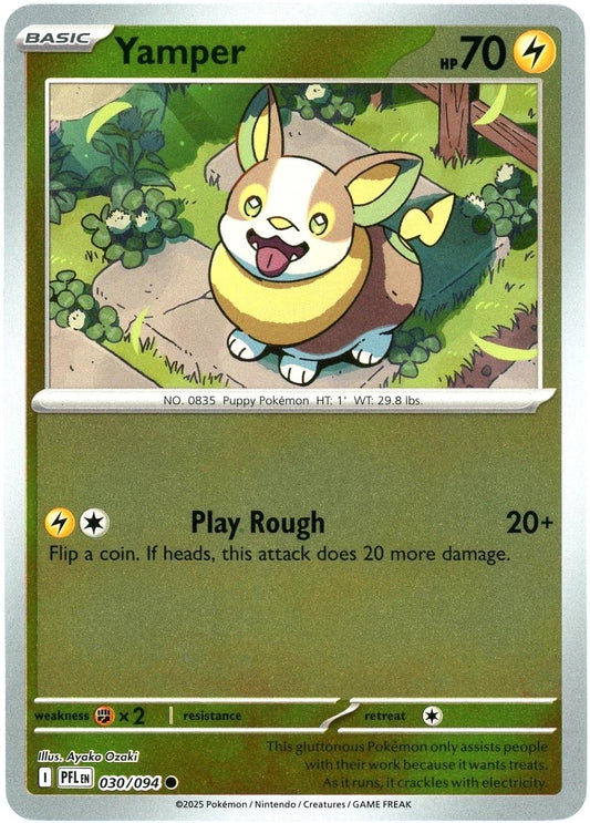Yamper Reverse Holo (030/094) - Phantasmal Flames