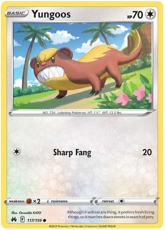 Yungoos (117/159) - Crown Zenith