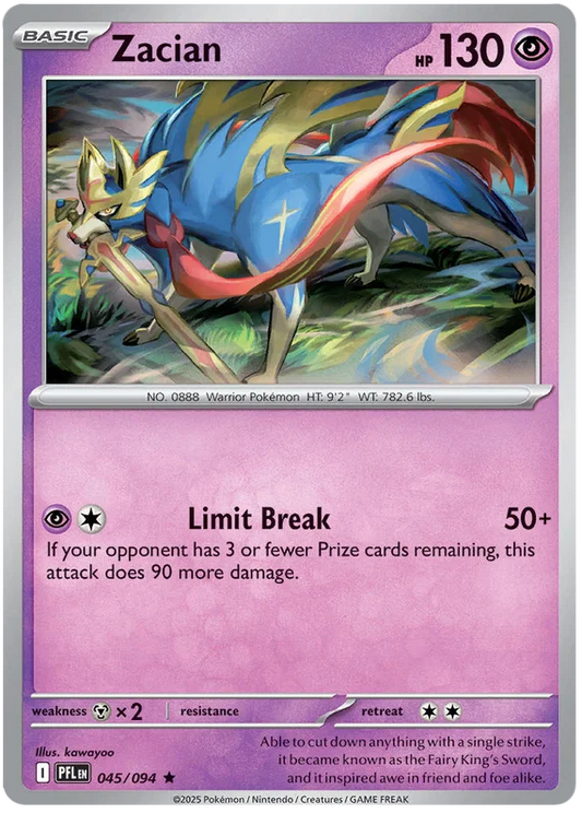 Zacian Holo (045/094) - Phantasmal Flames