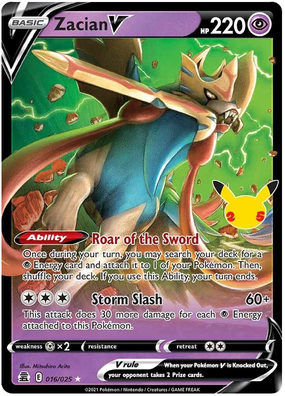 Zacian V (016/025) - Celebrations