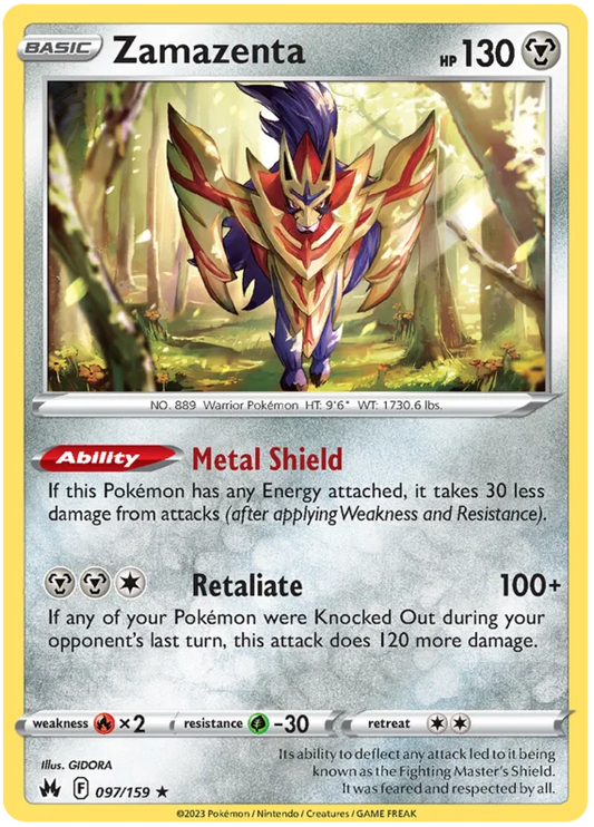 Zamazenta Holo (097/159) - Crown Zenith