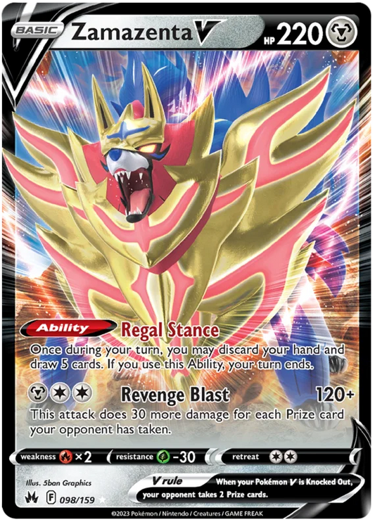 Zamazenta V (098/159) - Crown Zenith
