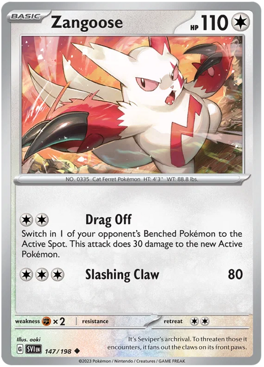 Zangoose (147/198) - Scarlet & Violet