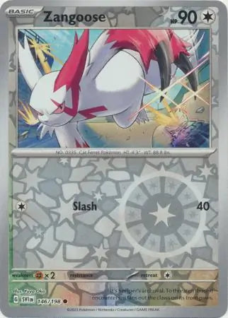 Zangoose Reverse Holo (146/198) - Scarlet & Violet