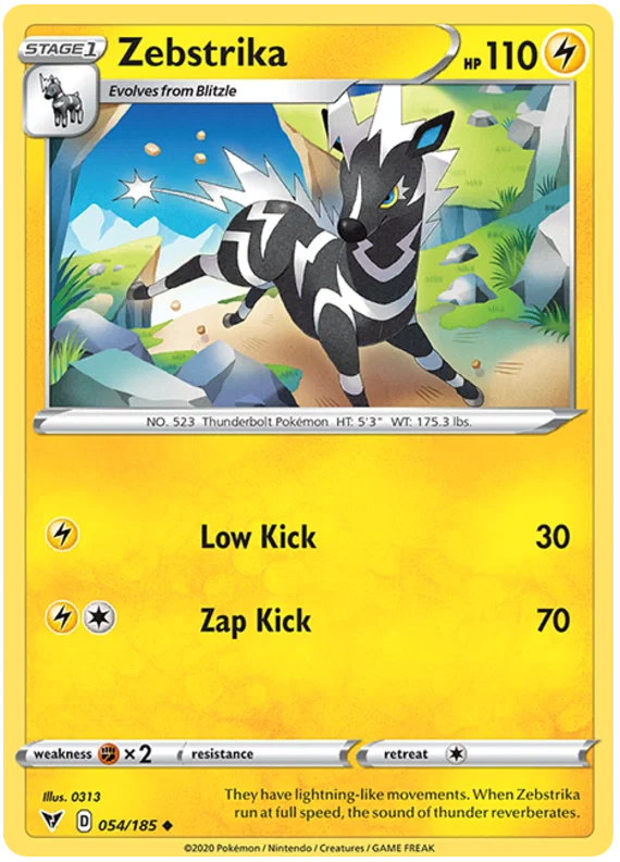 Zebstrika (054/185) - Vivid Voltage