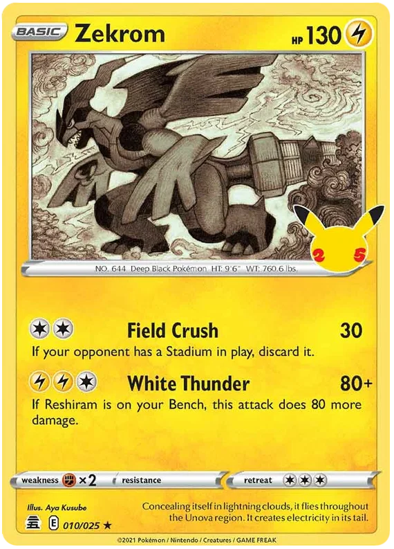 Zekrom (010/025) - Celebrations