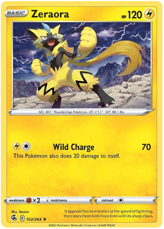 Zeraora (102/264) - Fusion Strike